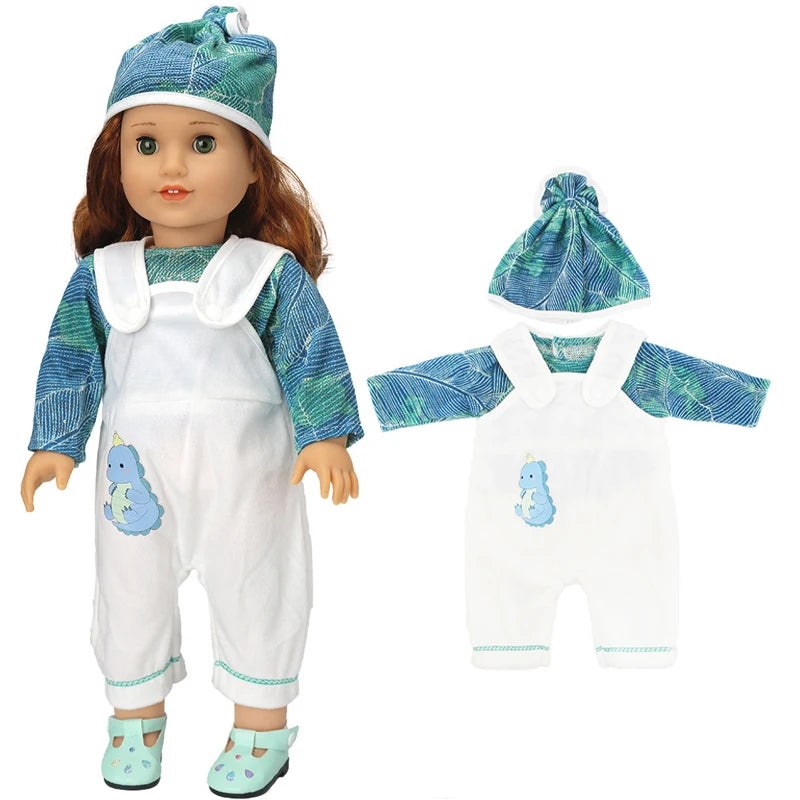 Baby Dolls Bath Set Blanket 18 Inch American Generation Doll Carprt Accessories Cooking Set Doll Camera Girl New Year Gift